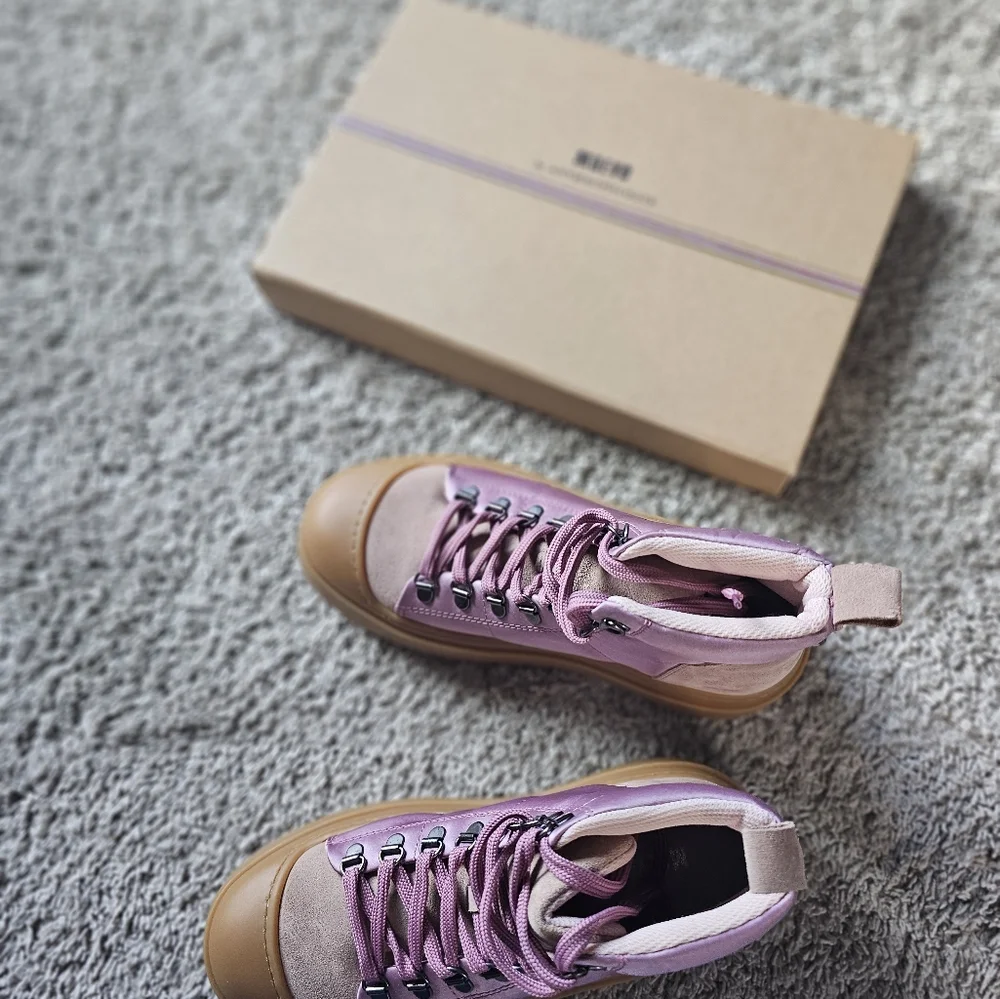 Mauve Hiker Boots - Picture 7 of 11